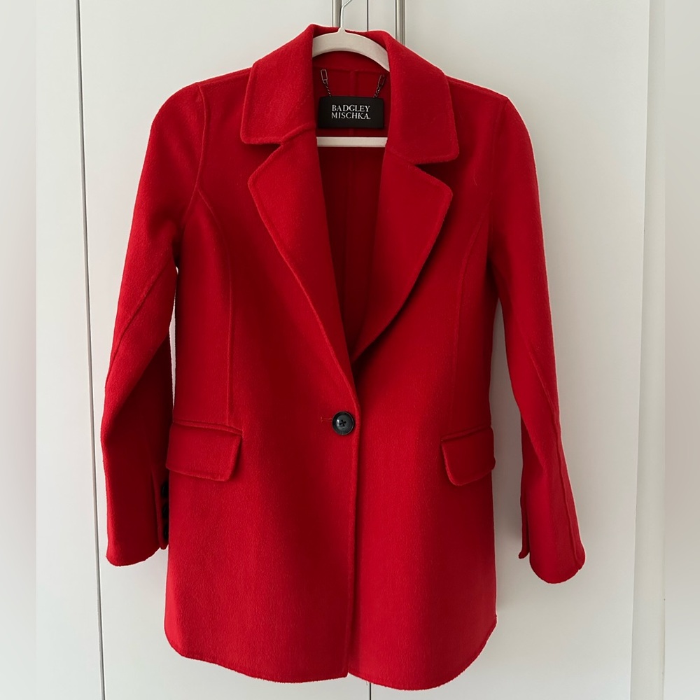 Badgley Mischka Women's Red blazer